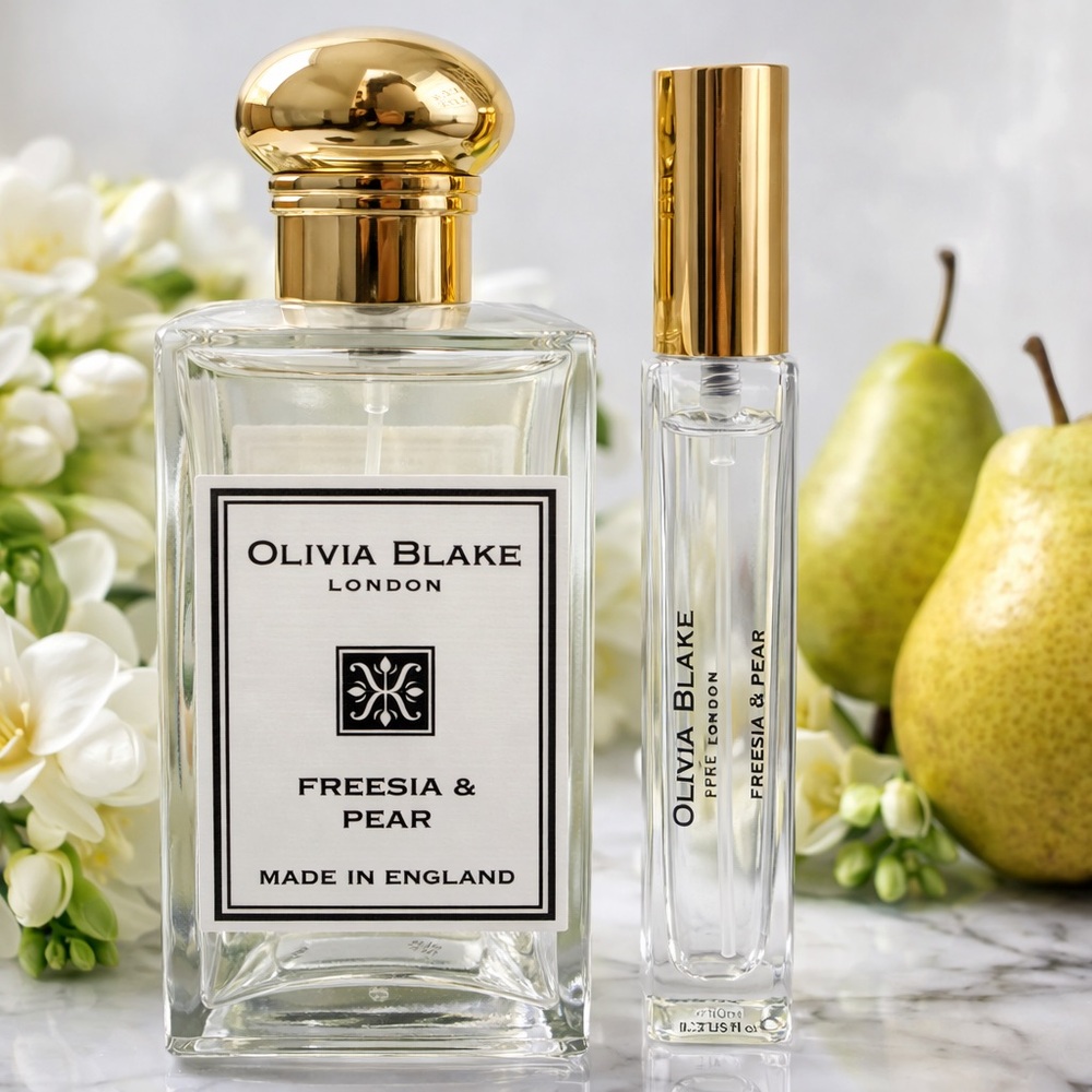 NEW Olivia Blake London's Freesia & Pear Perfume Travel Duo Set